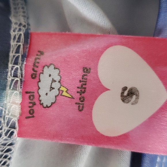 Galaxy crop top, size small. Will fit Med also. - Picture 3 of 7